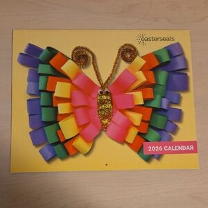 2026 Wall Calendar featuring Paper Artwork by Handi-Capable Artists